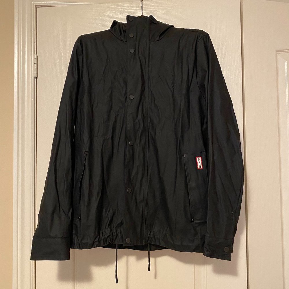 Men's Black Hunter Rain Jacket